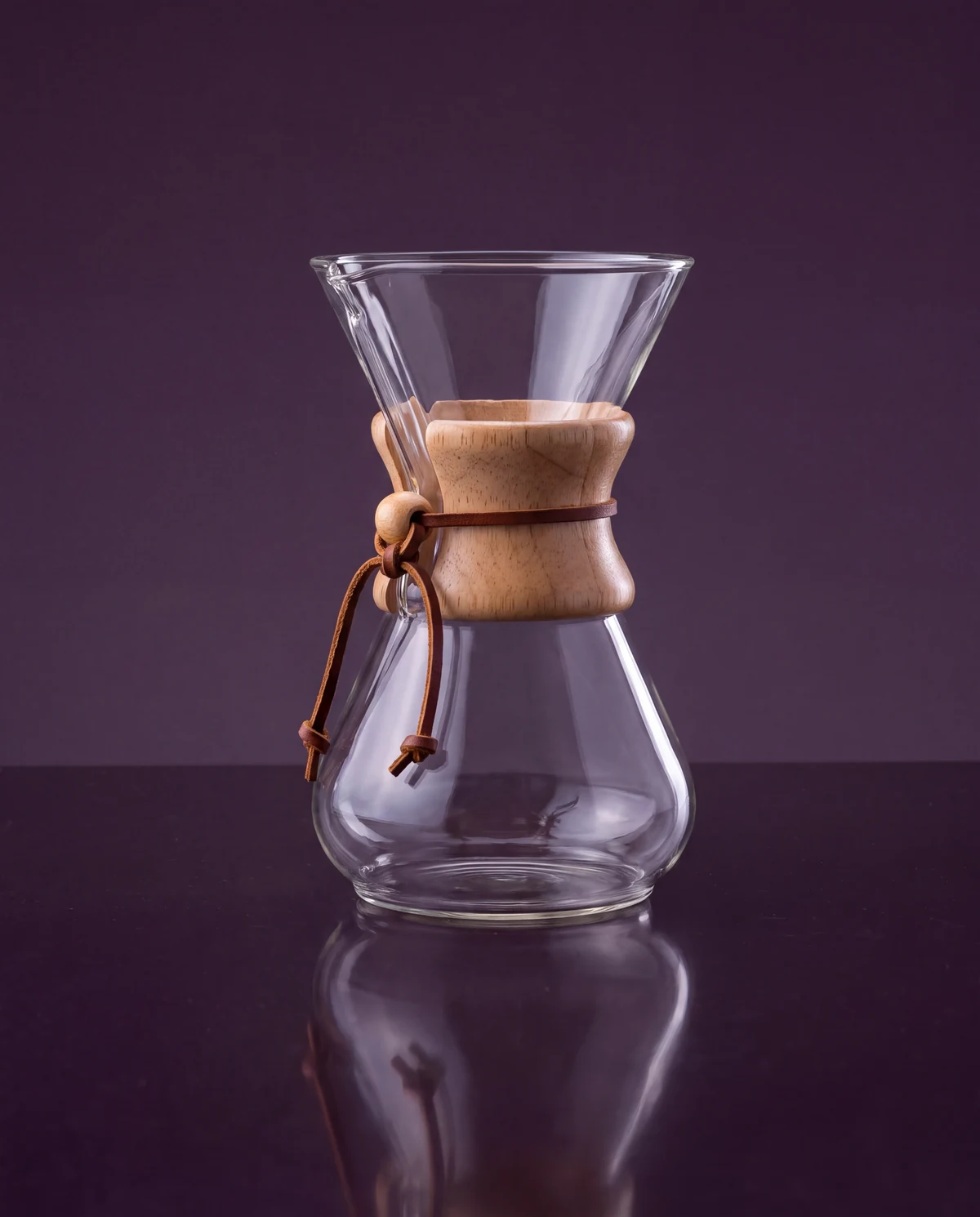 Hand-Blown Glass Pour-Over Brewer, 8 cup